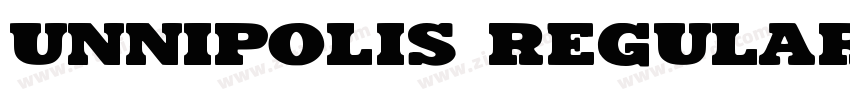 Unnipolis Regular字体转换